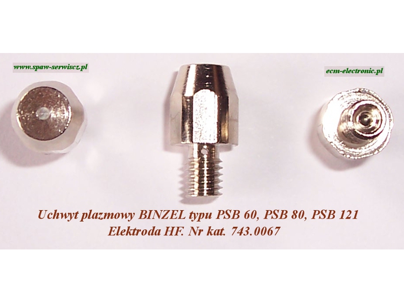 Elektroda HF palnika uchwytu PSB-60/80/121 BINZEL 743.0067